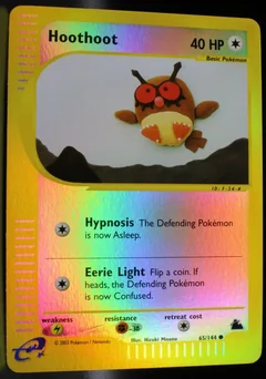 Hoothoot Reverse Holo 65