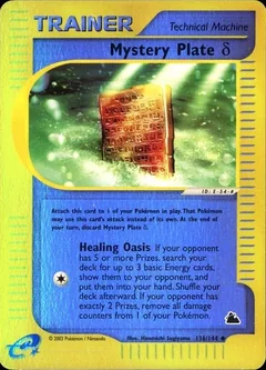 Mystery Plate Reverse Holo 136