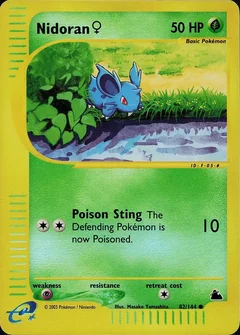 Nidoran Reverse Holo 82