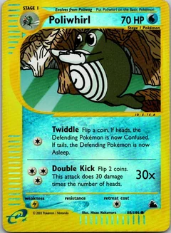 Poliwhirl Reverse Holo 88