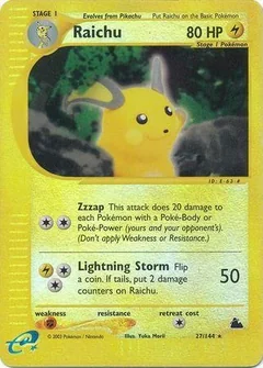 Raichu Reverse Holo 27