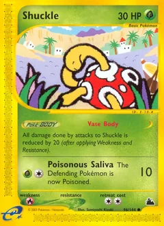 Shuckle Reverse Holo 96