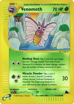 Venomoth Reverse Holo 111