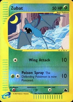 Zubat Reverse Holo 118