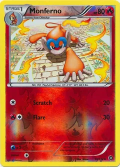 Monferno Reverse Holo 19