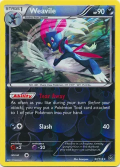 Weavile Reverse Holo 61