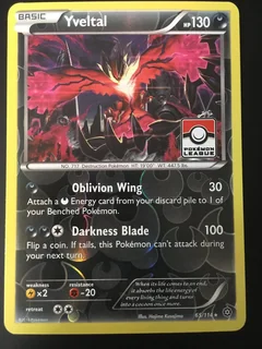 Yveltal Reverse Holo Pokemon League 65