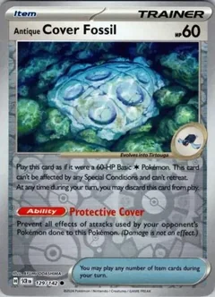 Antique Cover Fossil Reverse Holo 129