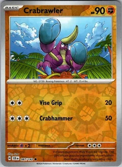 Crabrawler Reverse Holo 87