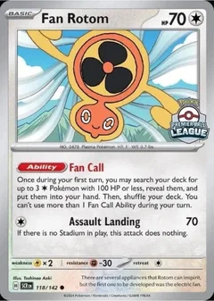 Fan Rotom Premier Ball League 118