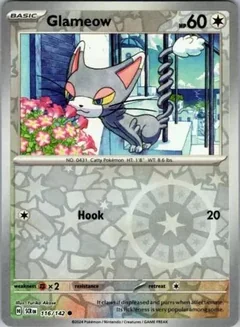 Glameow Reverse Holo 116