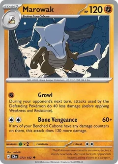 Marowak Reverse Holo 73