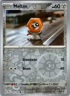 Meltan Reverse Holo 102