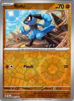 Riolu Reverse Holo 81