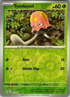 Toedscool Reverse Holo 17