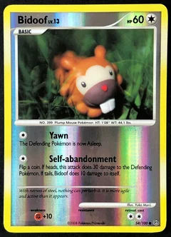 Bidoof Reverse Holo 54