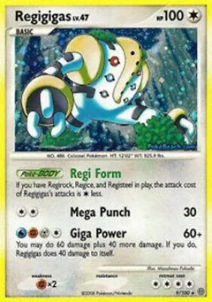 Regigigas Reverse Holo 9