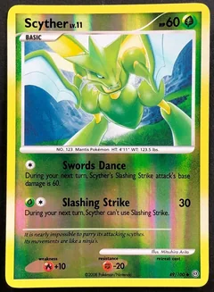 Scyther Reverse Holo 49