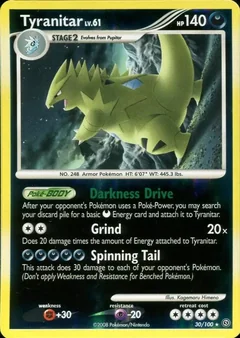 Tyranitar Reverse Holo 30