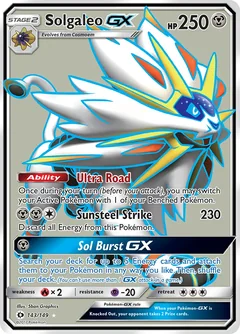 Solgaleo Gx 143