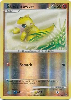 Sandshrew Reverse Holo 124