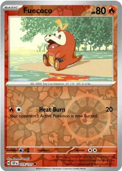 Fuecoco Reverse Holo 29