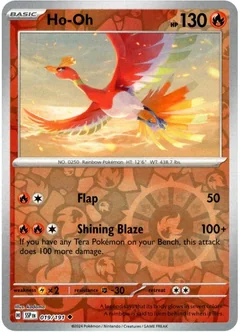 Ho Oh Reverse Holo 19