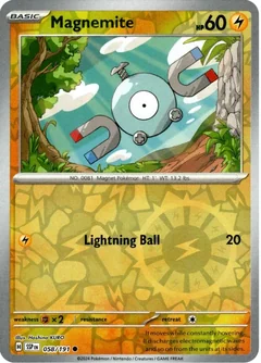 Magnemite Reverse Holo 58