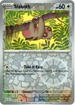 Slakoth Reverse Holo 145