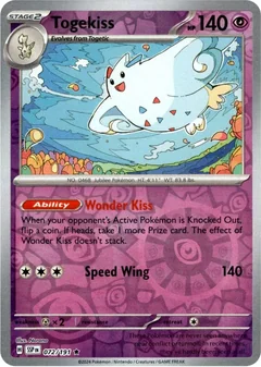 Togekiss Reverse Holo 72