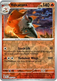Volcarona Reverse Holo 25