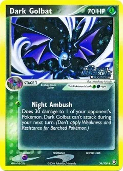 Dark Golbat Reverse Holo 34
