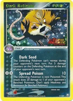 Dark Raticate Reverse Holo 17