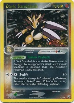 Dark Sandslash Reverse Holo 18