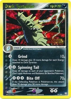 Dark Tyranitar Reverse Holo 19