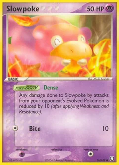 Slowpoke Reverse Holo 76