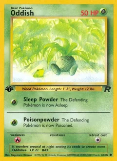 Oddish 1St Edition 63
