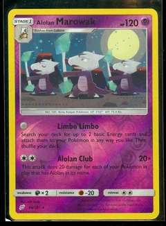 Alolan Marowak Reverse Holo 64