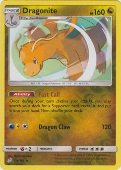 Dragonite Reverse Holo 119