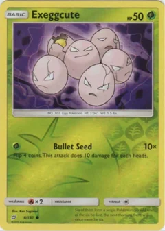 Exeggcute Reverse Holo 8