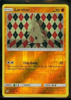 Larvitar Reverse Holo 79