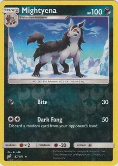 Mightyena Reverse Holo 87
