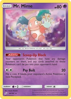 Mr Mime Reverse Holo 66