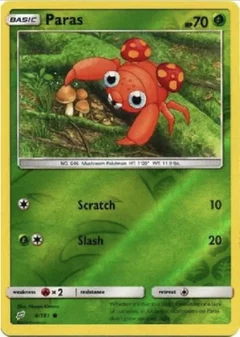 Paras Reverse Holo 6