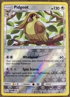 Pidgeot Reverse Holo 124