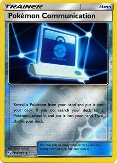 Pokemon Communication Reverse Holo 152