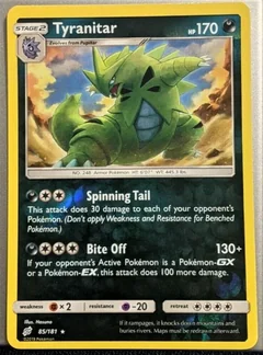 Tyranitar Reverse Holo 85
