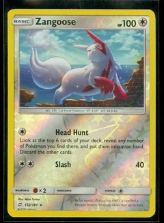 Zangoose Reverse Holo 132