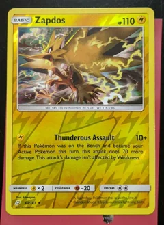 Zapdos Reverse Holo 40