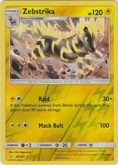 Zebstrika Reverse Holo 45